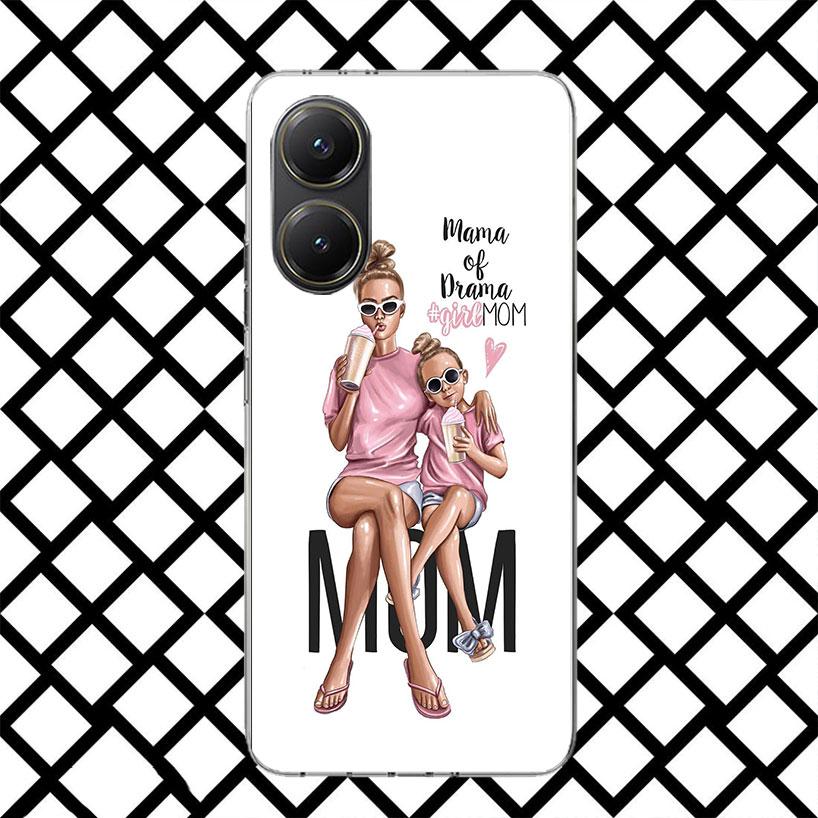 Baby Mom Girls Phone Case for Xiaomi Poco F7 Ultra X7 X6 X5 Pro X4 Gt M8 M7 Redmi 15 15C 13 13C 12 12C Soft Cover Fundas Poco F7