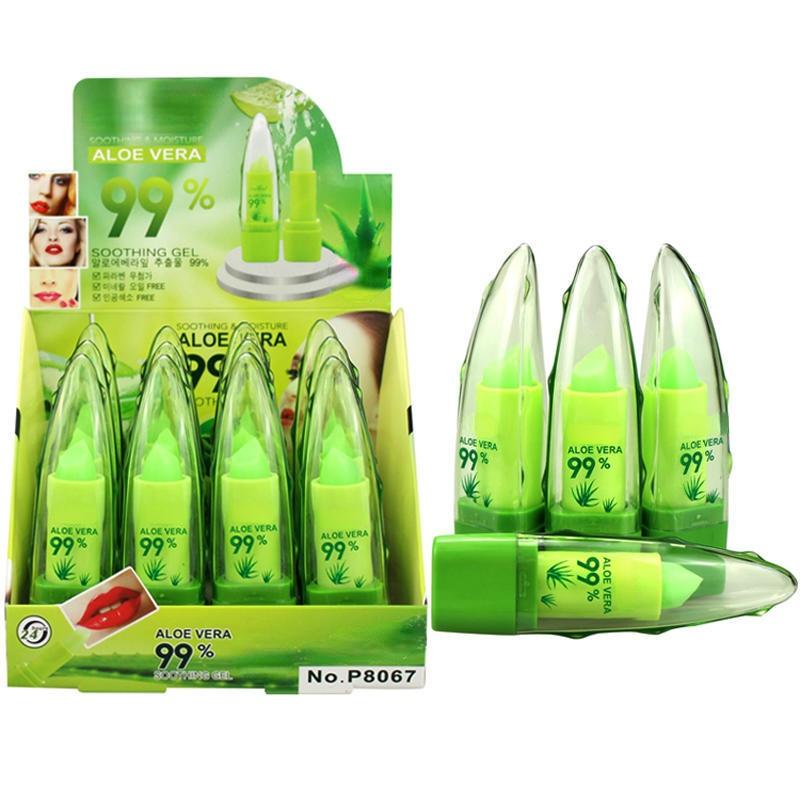 Макияж для губ Водостойкий стойкий увлажняющий крем для изменения цвета Алоэ Вера Прекрасная помада Недорогой макияж