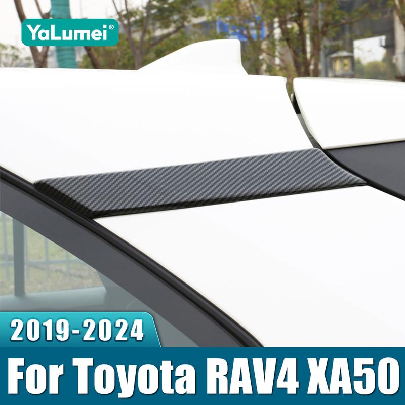 Для Toyota RAV4 XA50 2024 RAV 4 Гибридный Автомобиль Заднее Окно Стойка C Накладка Декоративная Детали Внешнего Тюнинга Автомобиля