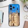 Italian Scenery Black Phone Case For IPhone 17 16 15 14 13 12 13 12 11 Pro Max Plus XS XR Silicone Soft Back Cover