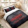 Custom Name Bedding Set 3 PiecesSlipknot Print Duvet Cover + 2 Pillowcases Soft Bed Decor