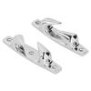 2pcs 4.69in Anchoring Mooring Cleats Left Right 316 Stainless Steel Fair for Marine Boat Yacht