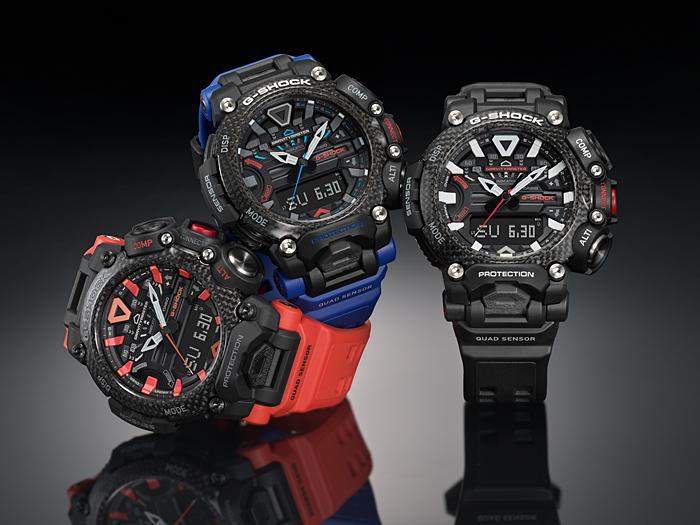 Casio Мужские часы G-SHOCK из смолы, водонепроницаемые 200 м, цифровые, ударопрочные, кварцевые, GR-B200-1A9