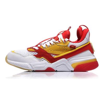 Кроссовки Li Ning Qicheng Paris Fashion Week Runway Style, модные, амортизирующие, нескользящие, износостойкие, дышащие, легкие, с низким верхом, AGLN246-2