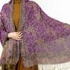 Ethnic Style Sunscreen Shawl Tassels Cashmere Scarf Casual Paisley Shawl  Outdoor