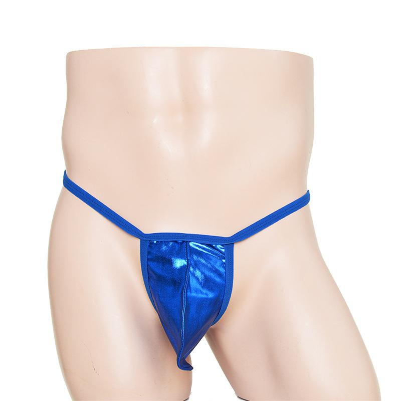 Однотонные трусы-стринги с цепочкой для мужчин, высококачественные секс-трусы, сексуальные секс-трусы с низкой посадкой
