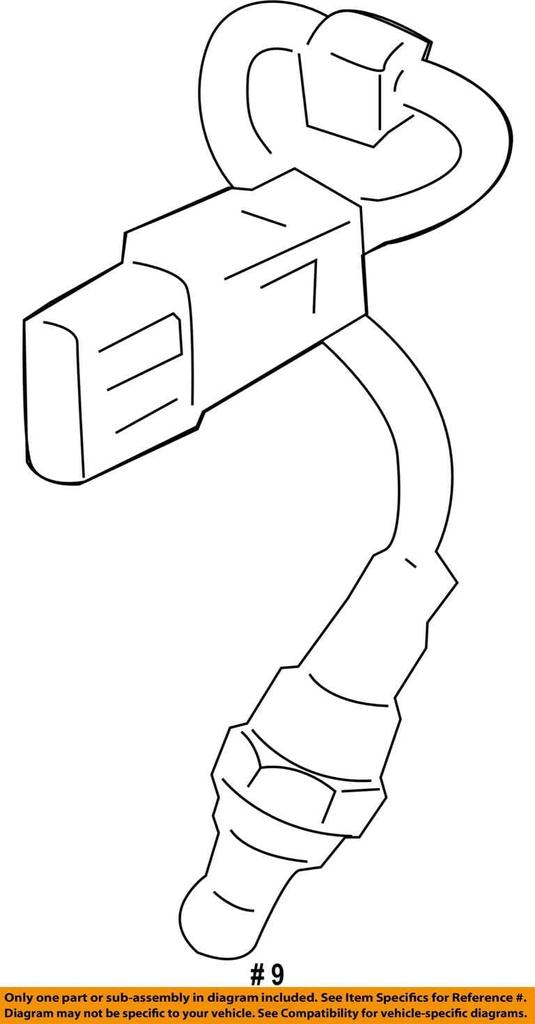 Оригинальный OEM датчик 39210-3F070 — кислород, задний(резус) / 392103F070 для Hyundai Kia