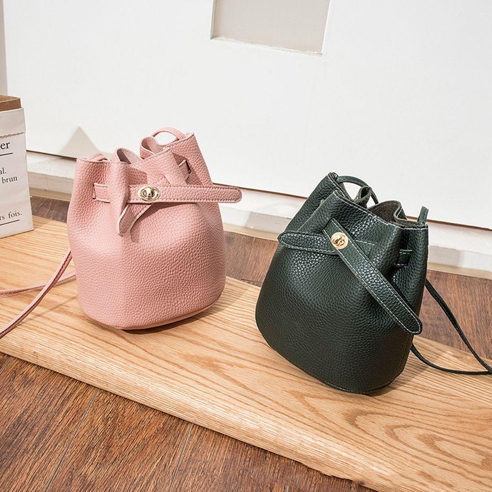 Bag Coin Purse Shoulder Pouch PU Leather Handbag Female Bag Bucket Bag Single Shoulder Bag