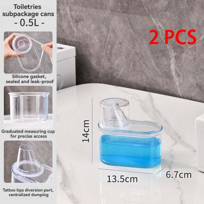 Airtight Laundry Detergent Dispenser Transparent Clothes Softener Dispenser Large Capacity for Food Powder Storage Container