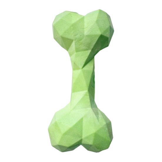 Граненый Костяной Игрушечный Пес Резиновая Игрушка-Жевалка для Собак Очищающая Зубы Костяная Игрушка для Собак для Агрессивных Грызунов Щенячьи Зубы Интерактивная Игра Апорт