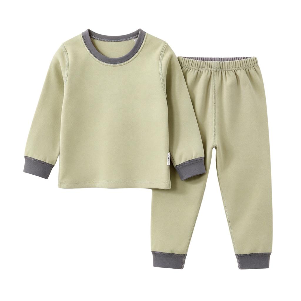 Boys and Girls Cute Printed Pajama Set, 2-Piece Sleepwear and Sportswear Outfit for Lounging and Play