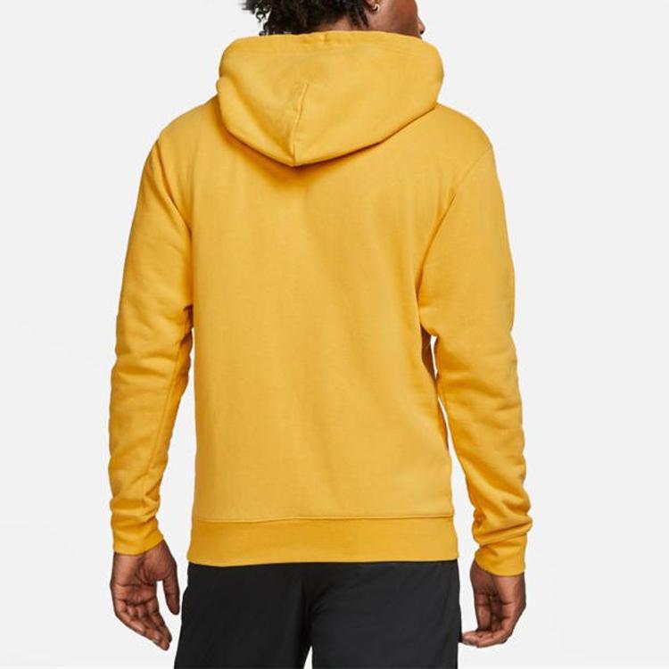 Jordan Sweatshirts Men's Yellow Hooded Moderate Regular DA9817-713