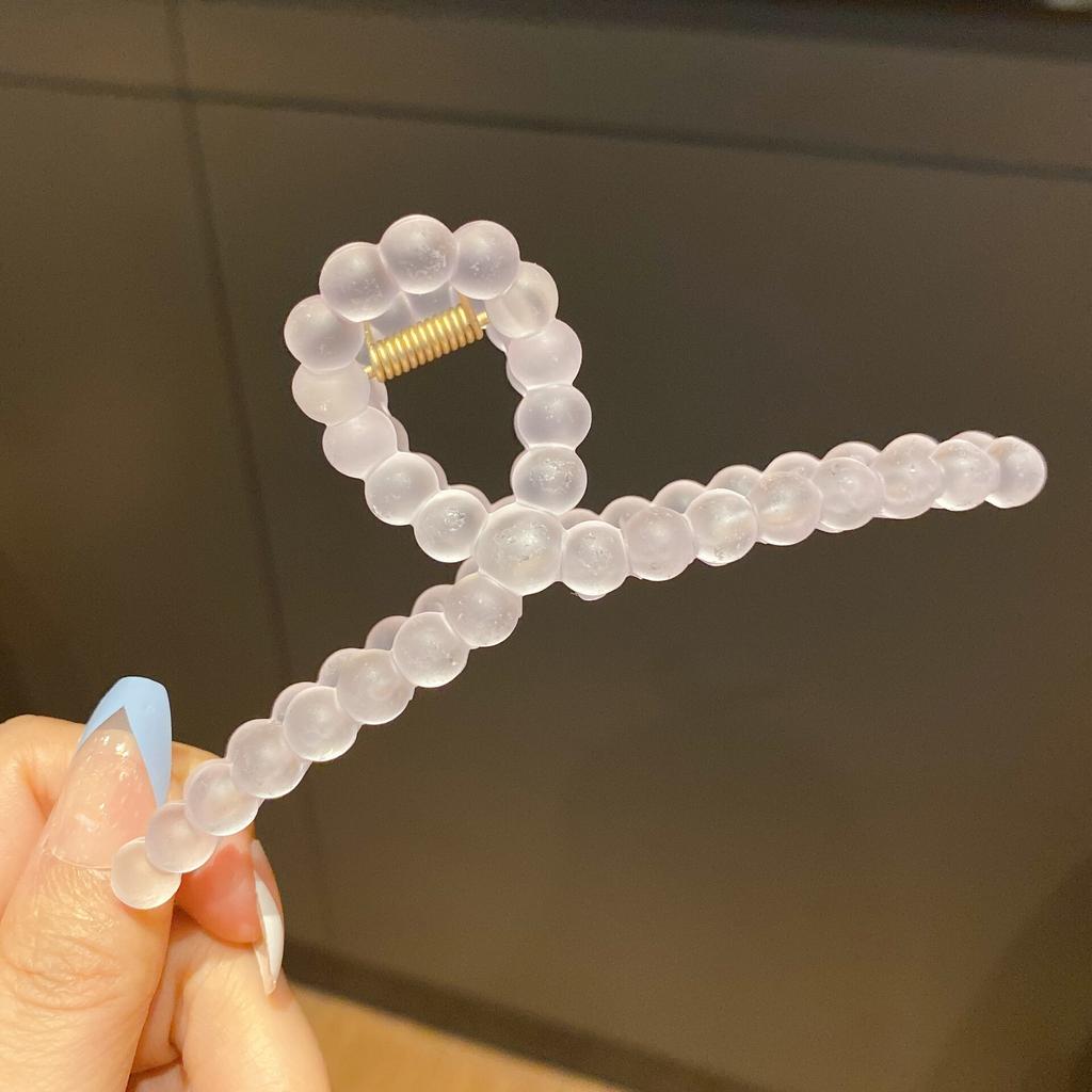 Матовые большие когти для волос, акриловые прозрачные заколки для волос, заколки в виде крабов, заколки для волос, головные уборы для женщин и девочек, корейские аксессуары для волос