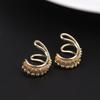 2Pcs Adjustable Clip-On Earrings  Ear Cuffs Non Piercing Ear Corrector For Prominent Ears Jewelry Gifts