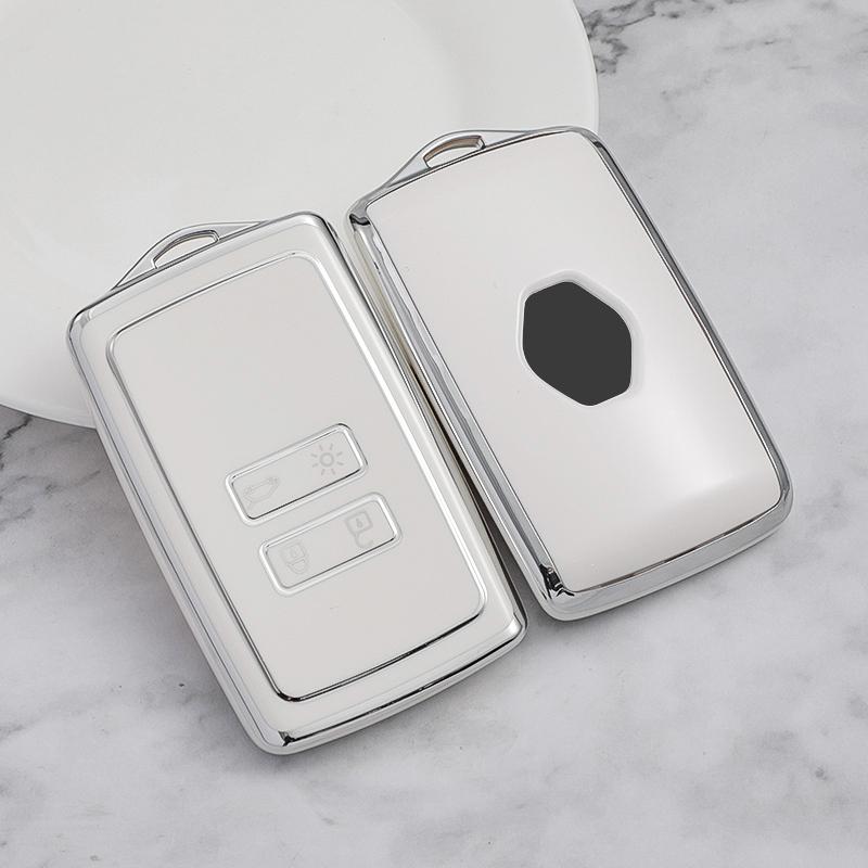 Новый чехол для ключей из ТПУ, брелок для Renault Koleos Captur Megane Clio Scenic Talisman Arkana для Dacia Sandero, аксессуары для карт