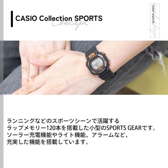 Casio Часы Casio Collection STL-S300H-1BJH Мужские Черно-оранжевые