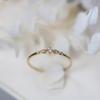 Кольцо на указательный палец из стерлингового серебра S925 с позолотой для женщин – Элегантный и минималистичный дизайн