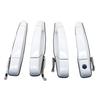 4Pcs Front & Rear Door Handle Set For Chevrolet Silverado Sierra 2007-2013