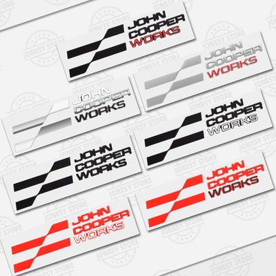 Автомобильный металлический логотип John Cooper Works 3D Наклейки с буквами Наклейка на багажник Для MINI Cooper S JCW R56 R57 R58 R59 R60 R61 F56 F57