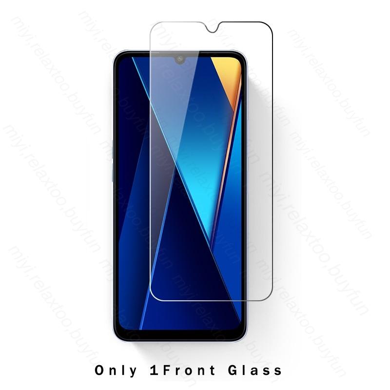 Чехол Poko Little C75 4G 8 в 1 Защитное стекло для Xiaomi Poco C65 PocoC65 PocoC75 C 75 65 4G NFC Защитная крышка для экрана камеры