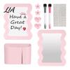 Gym Locker Organization 10Pcs Accessories Kit for Girls, Includes Magnetic Mirror, Whiteboard, Pen Holder, Back to School Supplies Magnets Stickers,