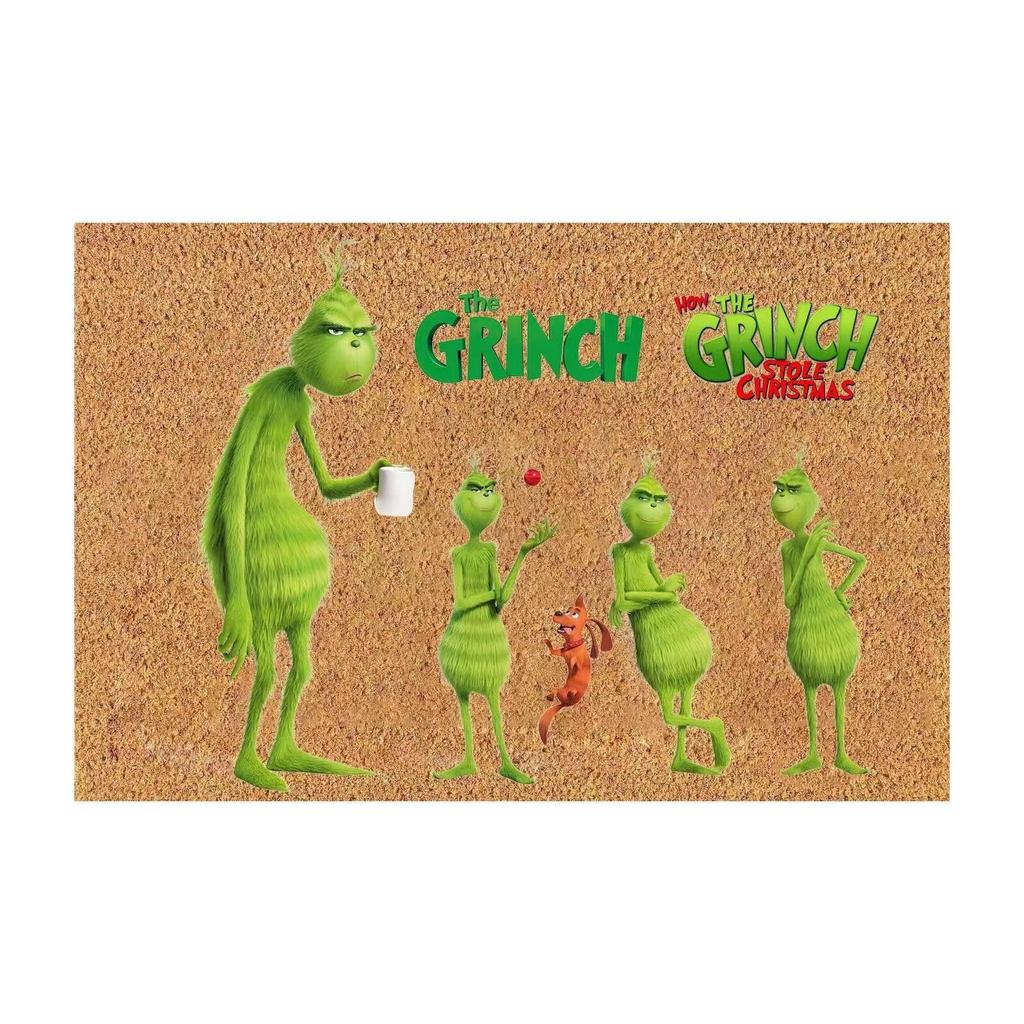 Рождественский коврик нескользящий и моющийся коврик для двери декоративный коврик для двери входные коврики