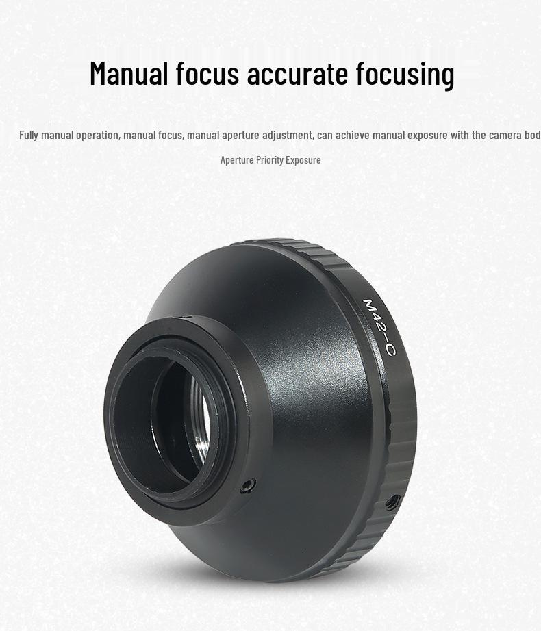 Адаптер M42 на C-Mount для восточногерманского Helios 44-2 и других объективов M42