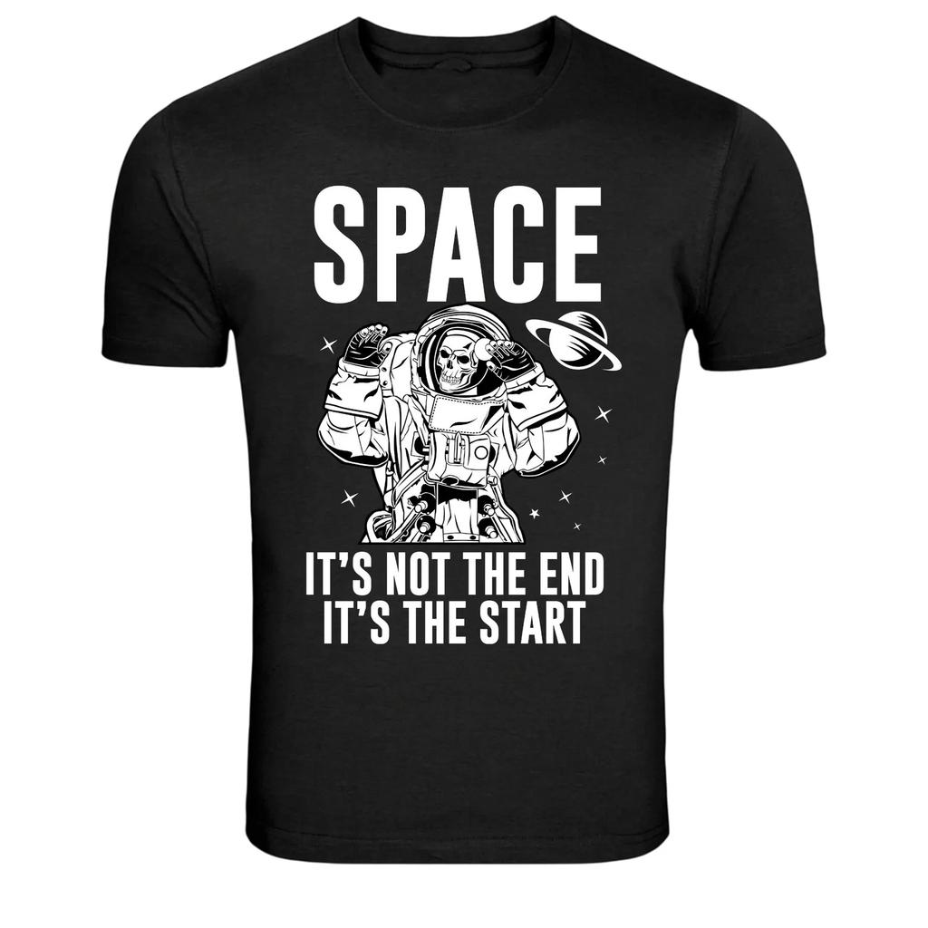 Space Skeleton Astronaut Quote Funny Space T-Shirt