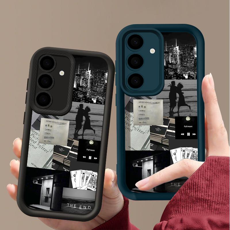 Чехол с принтом «Повседневная жизнь» ударопрочный для Samsung S25 S24 FE S26 S23 Ultra S22 A16 A55 A35 A15 A54 A27 A26 A36 A56 A17 A37 A57 5G Мягкий силиконовый чехол для телефона