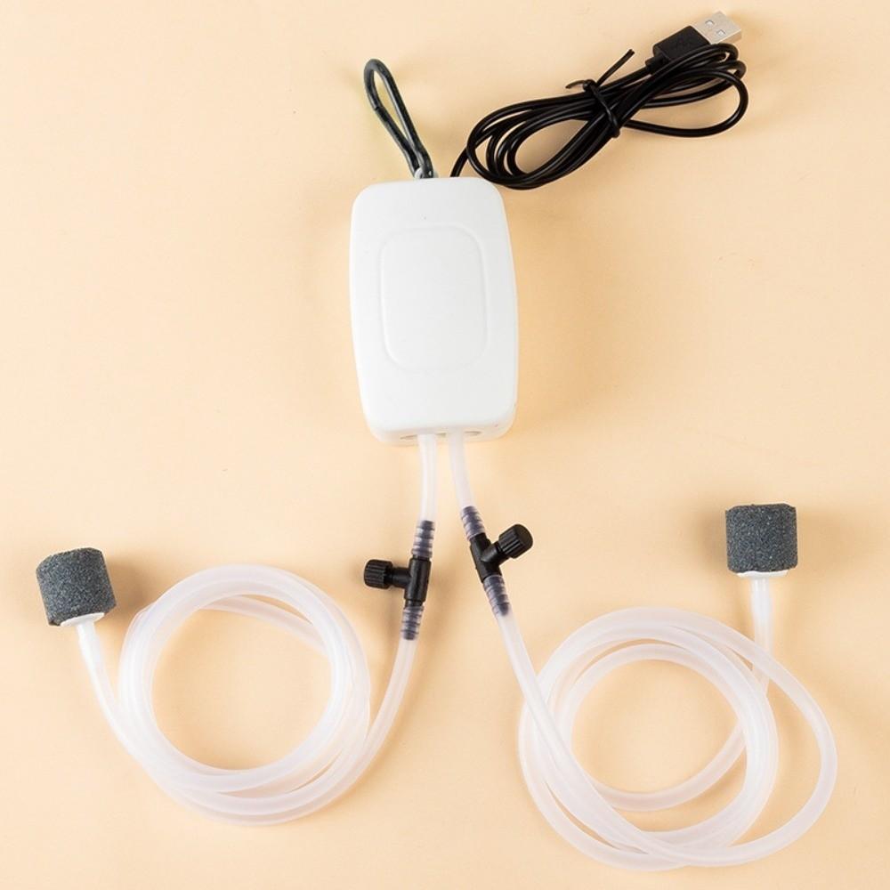 Mini Fish Tank Oxygen Pump Efficient USB Oxygenator Portable Aquarium Aerator Fish Farming