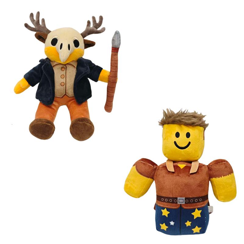 2026 New 99 Nights In The Forest Plush Game Merchandise Brown Stand And Sit Elk Deer White Owl Stuffed Doll Pillow For Kid Gifts