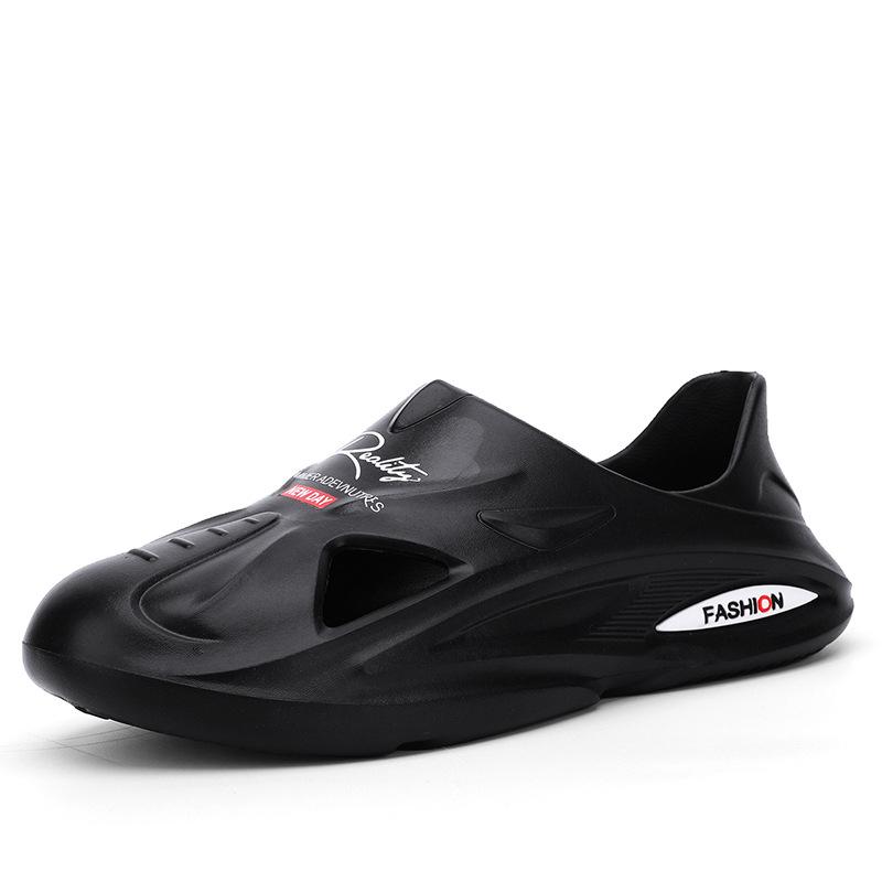 Популярные сандалии для наступания на дерьмо, мужские модные сандалии на толстой подошве, нескользящие, пляжная обувь, повседневная верхняя одежда, спортивные мужские тапочки