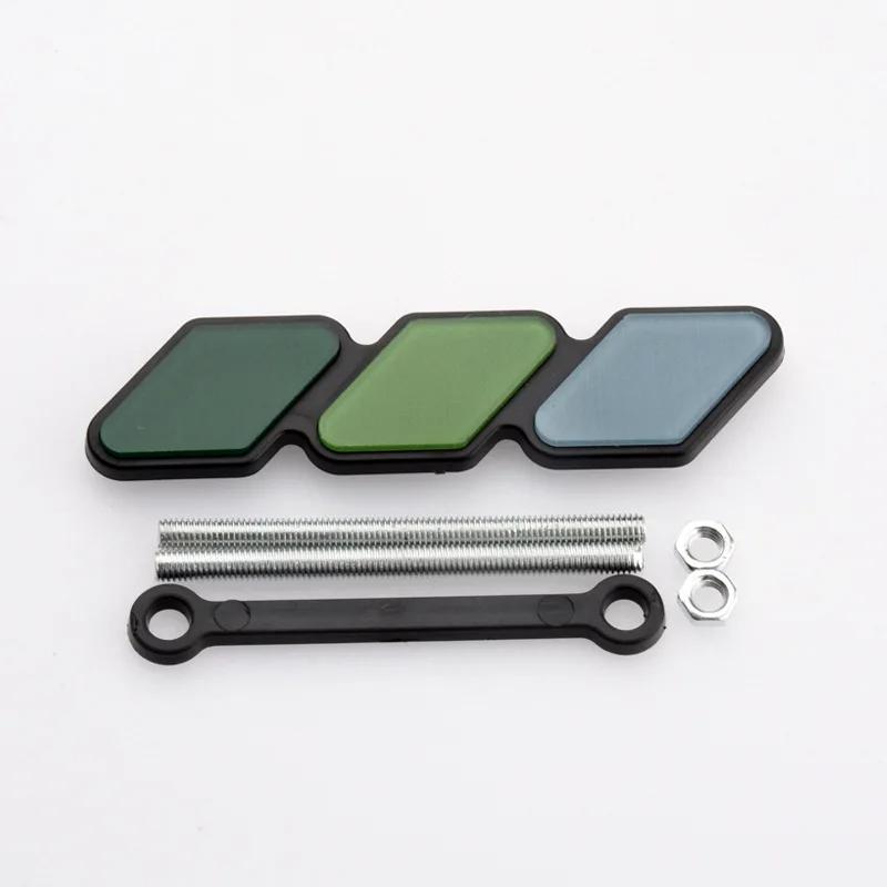 3 Colors Grille Badge Emblem For Toyota Tacoma Tundra 4Runner TRD Highlande Rav4 CHR Strip Air Inlet Auto Car Accessories