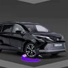 1/24 TOYOTA Sienna MPV Модель автомобиля из сплава Литая металлическая модель автомобиля Высокая симуляция Звук и свет Коллекция Детская игрушка Подарок