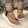 Fashion Women Platform Sandals Beach Casual Comfortable Roman Wedge Sandals Bohemian Style Anti-slip Flower Shoes Women Zapatos De Mujer