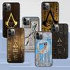 Egypt Nefertiti Anubis Ankh Case For Apple Iphone 14 11 13 12 Pro Max Xr 7 8 +Se 2020 Xs 6 6s Plus 5 5s Silicone Phone Cover
