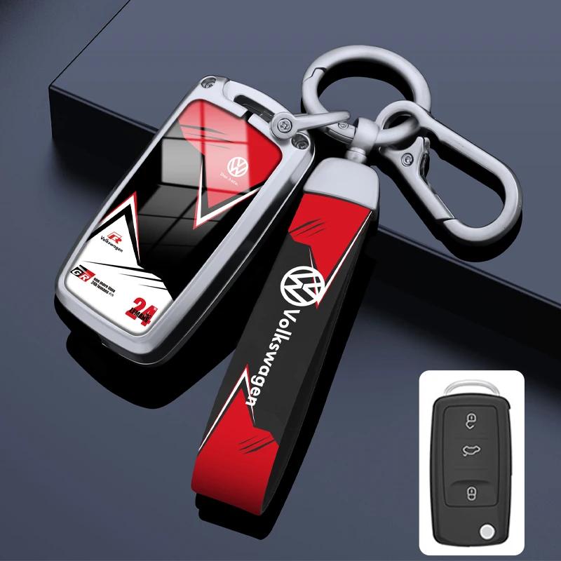 Для VW Новый 3 Кнопки ПК Бесключевой Чехол Автомобильный Складной Чехол для Ключа Для VW Volkswagen Polo Tiguan Passat B5 B6 B7 Golf 4 5 6 MK6 Jetta