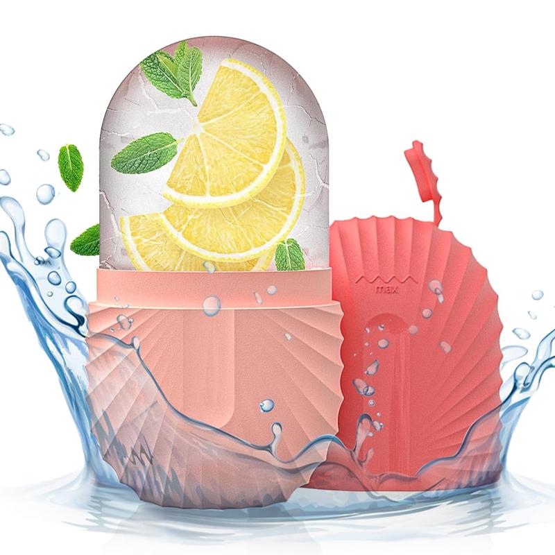 Ледяной ролик для лица, кубик льда, косметический массаж, силиконовая форма для льда для отечности глаз, ледяной ролик для лица, сужающий поры