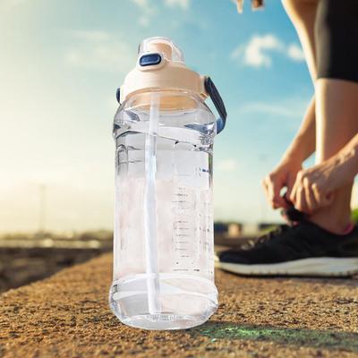 Спортивные Бутылки Герметичная Бутылка для Воды 1.5л Портативный Аксессуар для Питья Герметичный Стакан для Работы Велосипеда Путешествий Кемпинга Отдыха на Природе