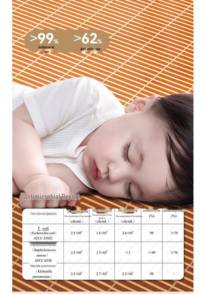 2026 Bamboo Cooling Mat - Foldable Straw Mat for Dorms, 0.9m Single Bed