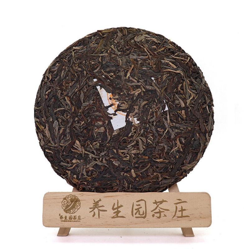 357 г сырой зеленый пирог Юньнань Пуэр, чайный пирог, весенний исландский чайный пирог с семью семенами