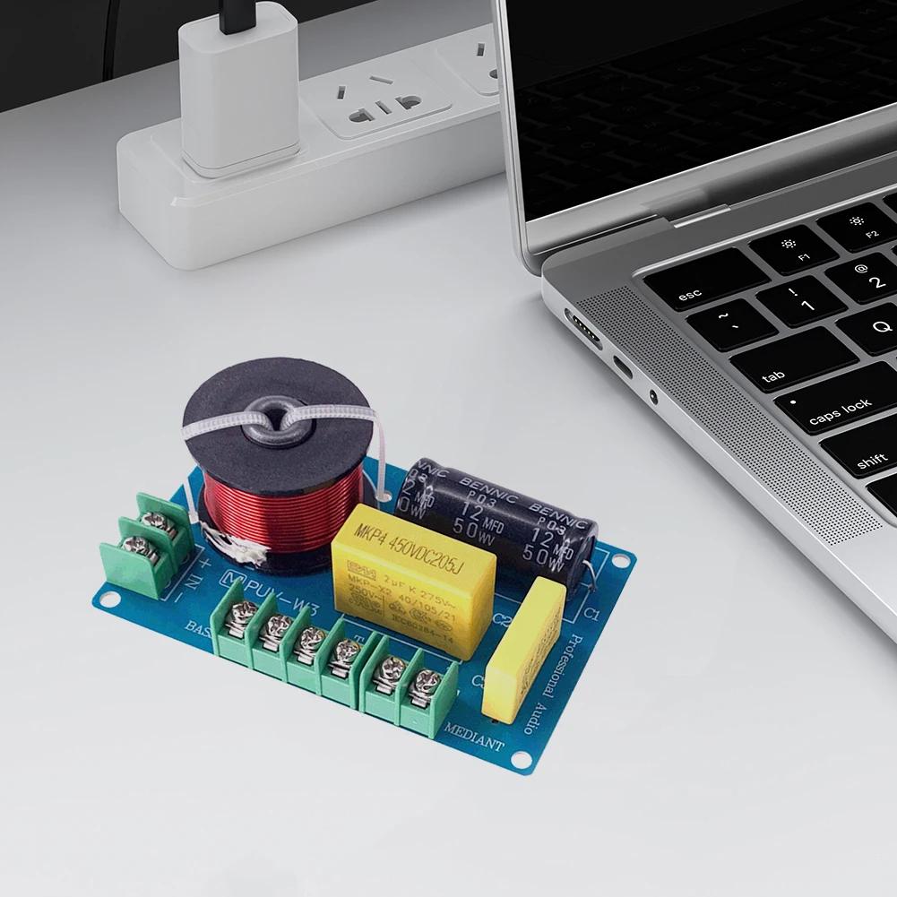 3-полосный Hi-Fi кроссоверный фильтр модуль MKP металлизированная пленочная аудио Hi-Fi фильтр печатная плата полочная акустика для 3,5/4/4,5-8 дюймовых динамиков