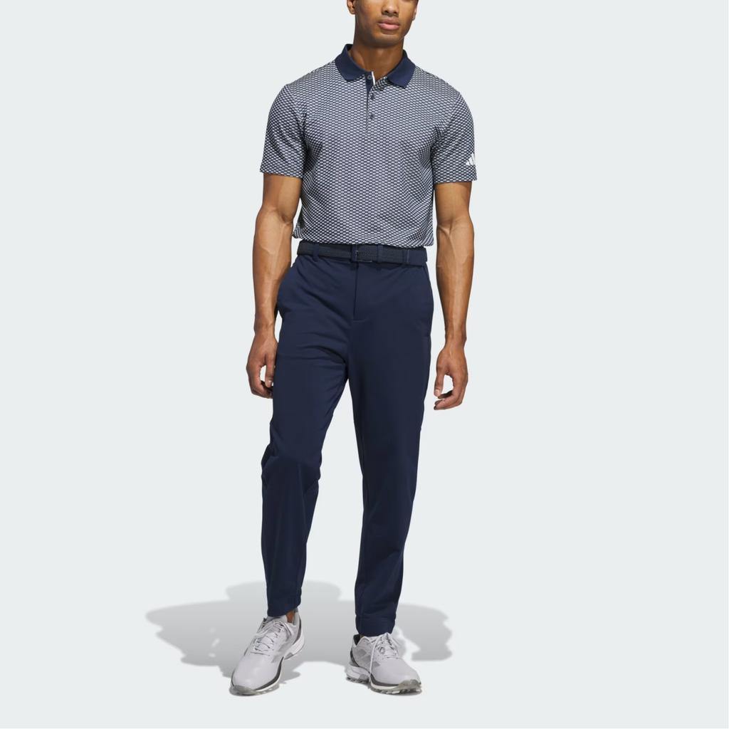 Adidas Гольф Повседневная Спортивная Футболка-поло с коротким рукавом Мужские топы Темно-синий JH1344