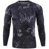 Fashion Versatile Camouflage Printed Top Long Sleeve Casual Loose Comfortable Pullovers Long Sleeves Men’s