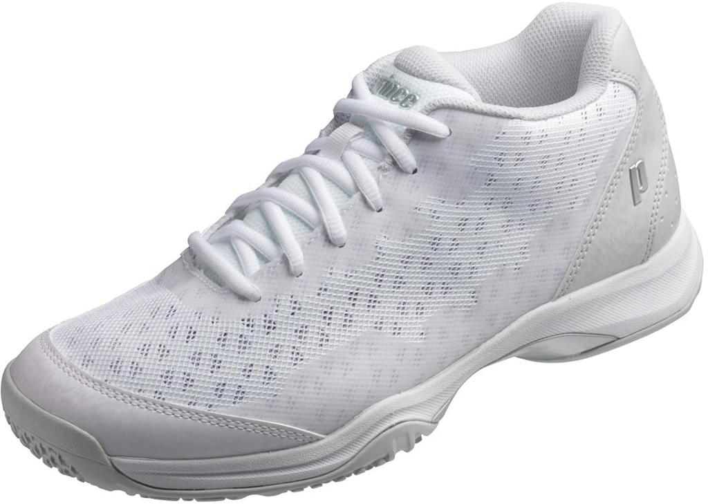 [Prince] Tennis Shoes Wide Light Advanced CG White X Silver (206) 28.5 Cm