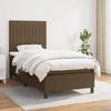 3141916 vidaXL Divan Bed with Mattress Dark Brown 100x200 Cm