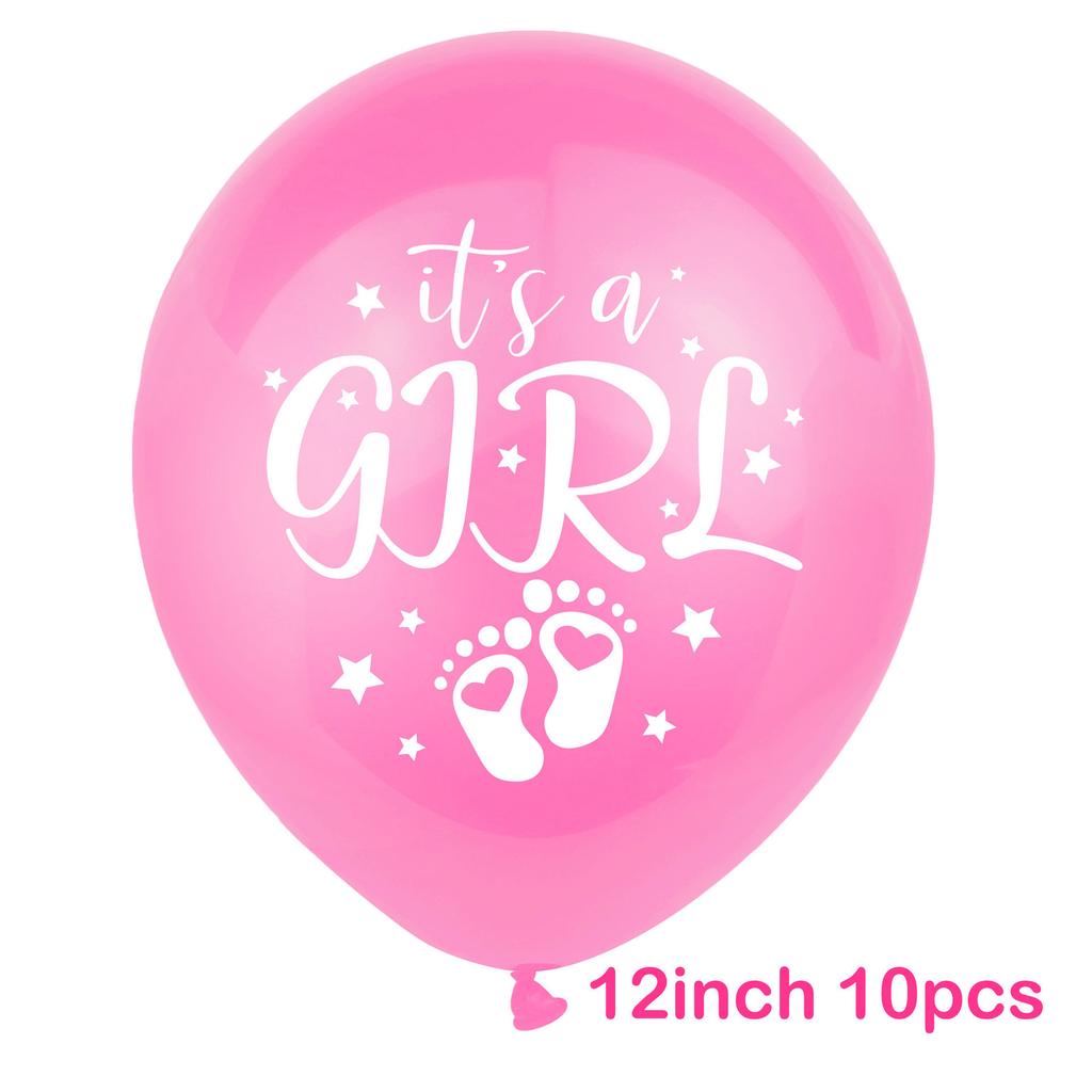 Детский душ с указанием пола, украшения для вечеринки, воздушные шары с блестками для девочек и мальчиков It'SA 