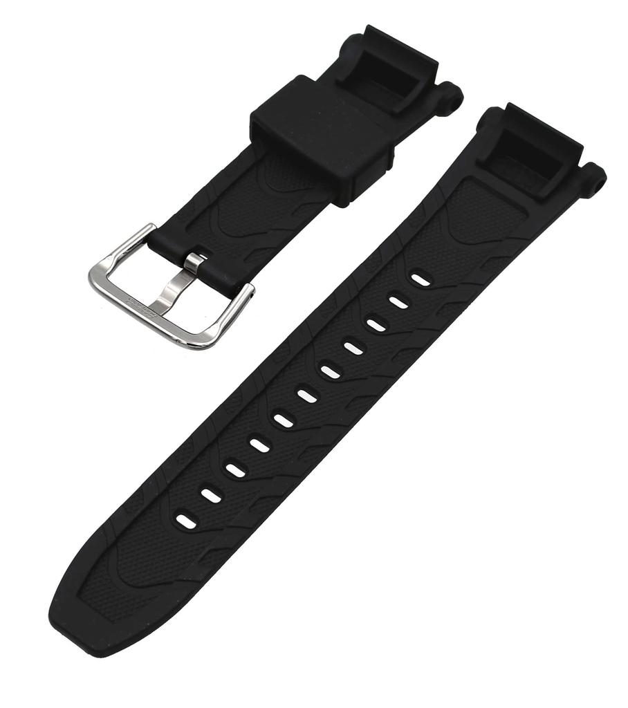 Casio 10631626 Genuine Factory Black Pro Trek Replacement Band - PRG240-1, PRG240-1B PRG40-3V