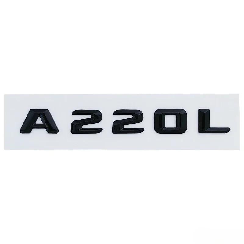 ABS Car Rear Trunk Emblem Sticker Letter Decal for Mercedes benz C63 A45 E320L E350L S400L A220L ML350 GLS450 CLA260 Accessories LZ4