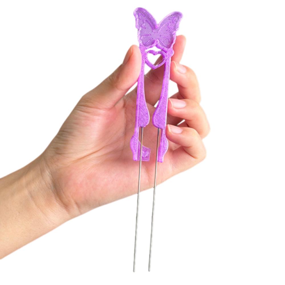 High-Quality Beans Fusion Beans Pen Multifunctional Handmade Collage Beans Needle Handheld Double Needles Perler Bead Tweezer